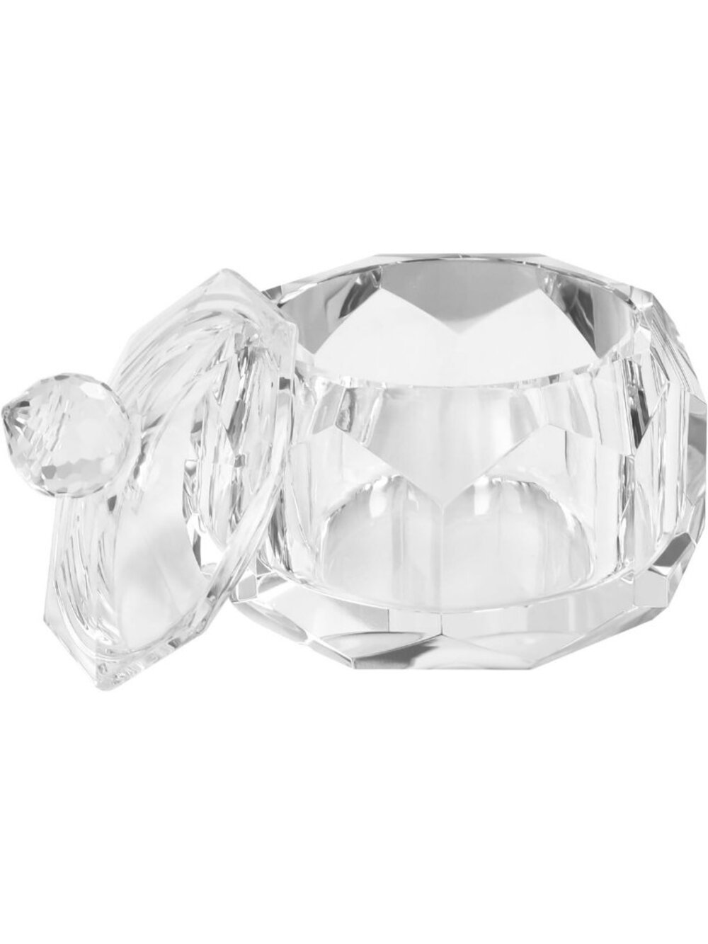 Elegant Crystal Jar with Lid for Wedding Candy Buffet, Home Decor & Office